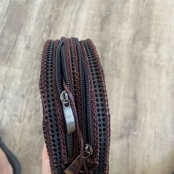 Handmade Raffia and Bead Bag - Picture 3 of 3